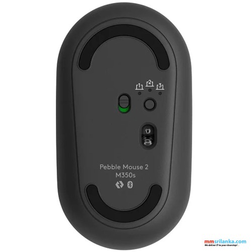 LOGITECH PEBBLE M350 S - MODERN, SLIM, SILENT MOUSE WITH BLUETOOTH (1Y)